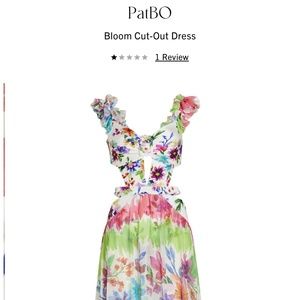 PatBo Bloom Cut Out Dress